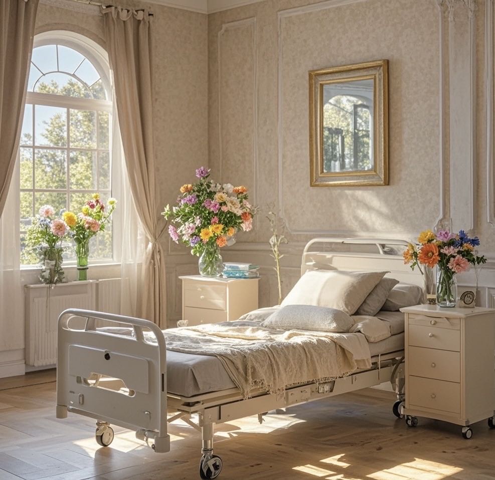 hospital beds