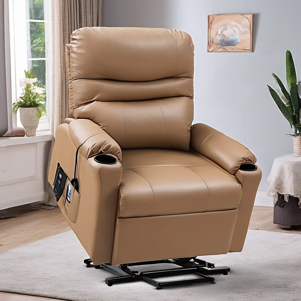 Dual Motor Power Lift Recliner Chair for Elderly - Epachois