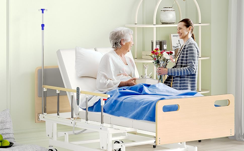 Full Electric Hi-Lo Hospital Bed: How Adjustable Height Design Improves Daily Care